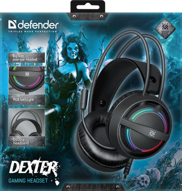 Гарнітура Defender Dexter RGB (64595) (6857924) Київ - фото 9