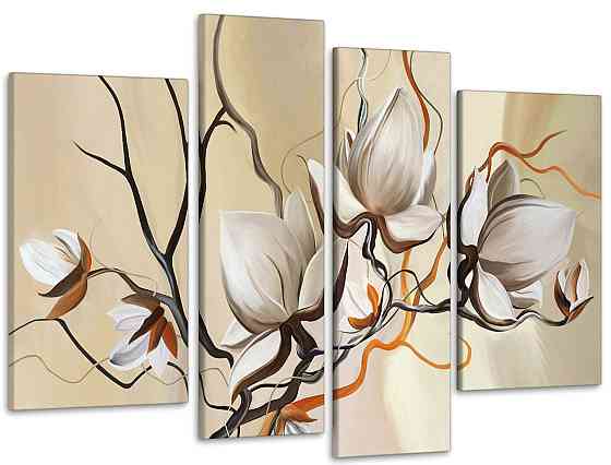 Модульная картина Абстракция Цветы Art-110_4 115x170 см Киев