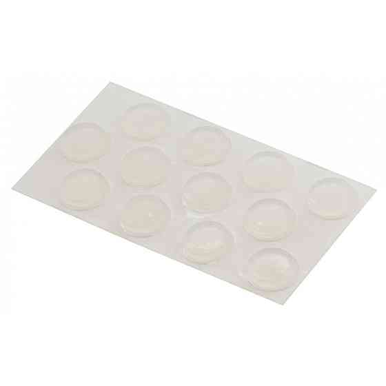 Силиконовый самоклеющийся отбойник d18мм 12шт на листе Харьков