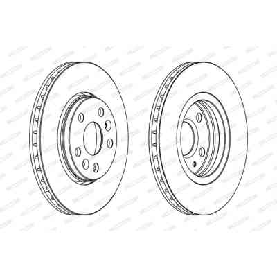 Тормозной диск FERODO DDF1733 Винница