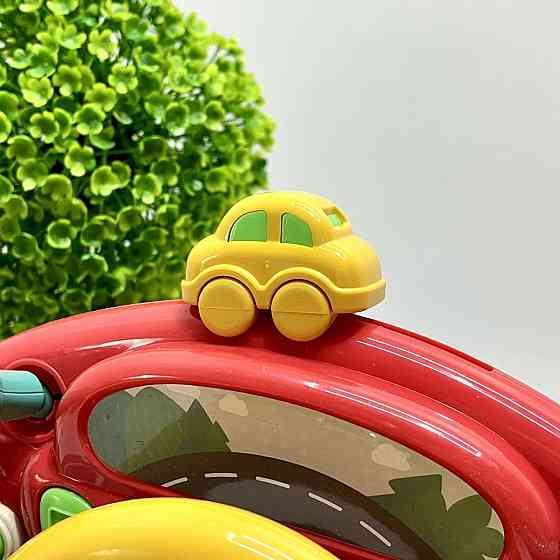 Музичний кермо WToys Маленький водій казки пісні українська мова Червоний (91739) Чернігів