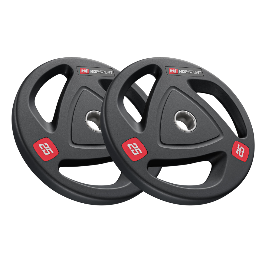 Набір дисків олімпійських Hop-Sport 2 х 25кг Киев - изображение 4