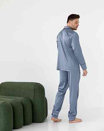 Мужская пижама шелк Шоколадный L Харьков