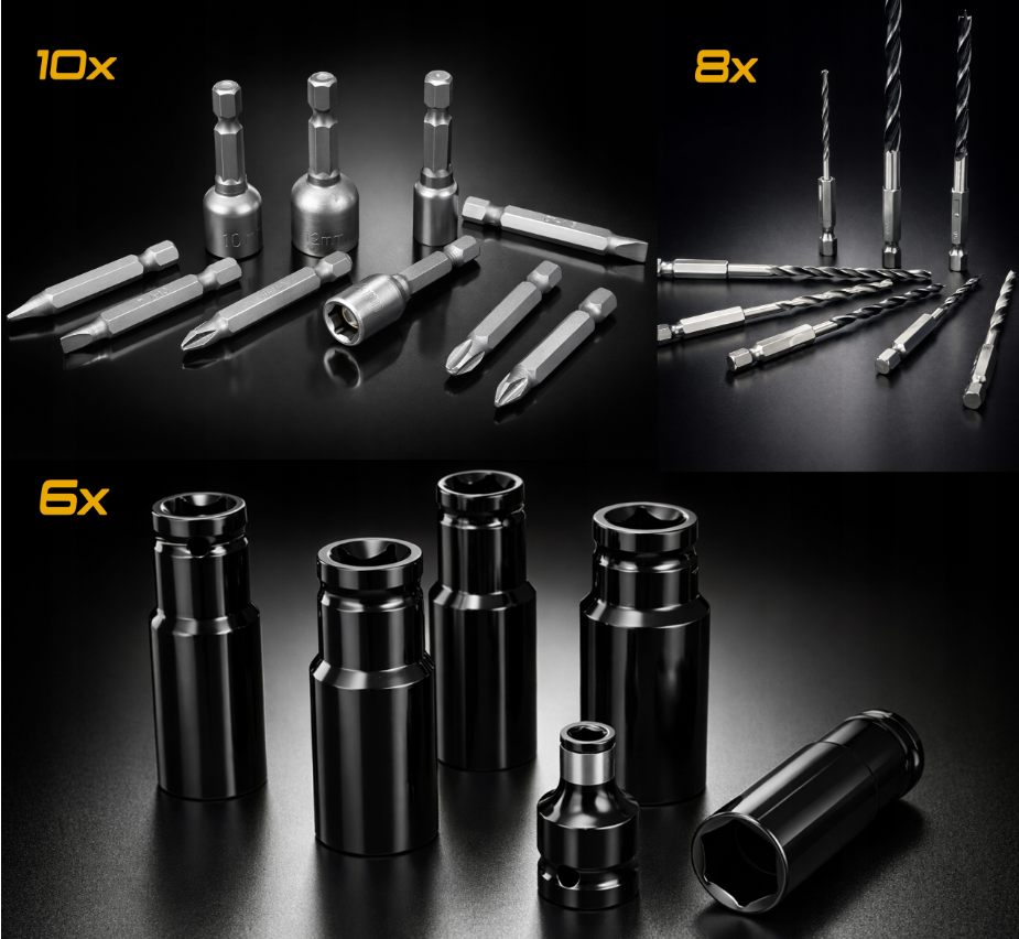 Гайковерт акумуляторний ударний 900Нм Majster Pro (Польща) Київ - фото 6