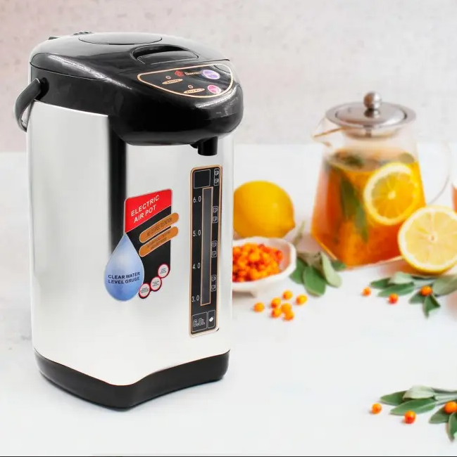 Електричний термопот Domotec MS-6000 6 л, 800 Вт з автонасосом і підтримкою температури води Одеса - фото 2