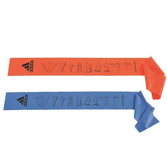 Набор лент-эспандеров для упражнений Adidas ADTB-10604 красно-синий Киев