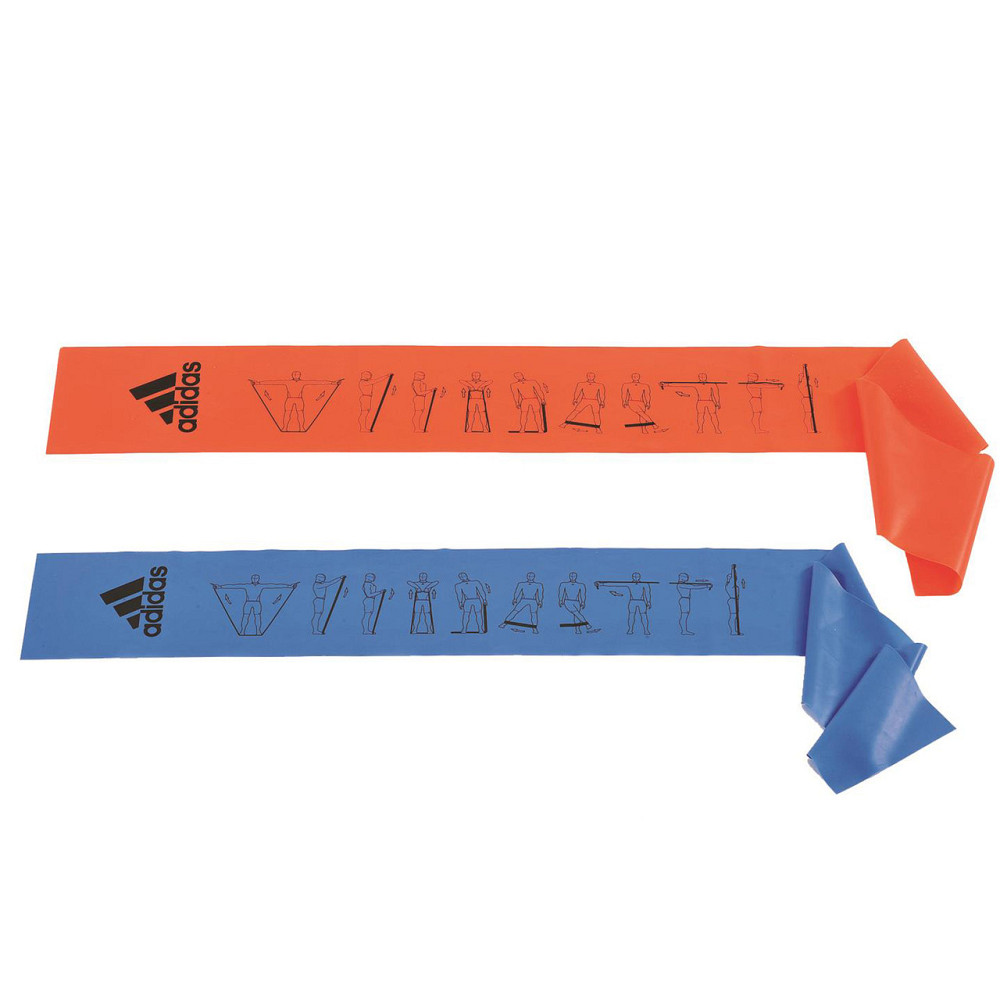 Набор лент-эспандеров для упражнений Adidas ADTB-10604 красно-синий Киев - изображение 1