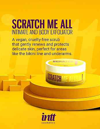 Скраб для тіла Intt SCRATCH ME ALLLL! гель з мікросферами, 100 мл Sex Aura Київ