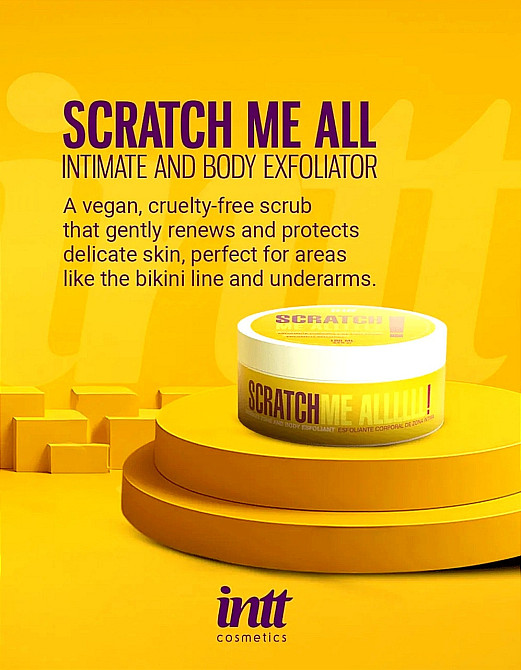 Скраб для тіла Intt SCRATCH ME ALLLL! гель з мікросферами, 100 мл Sex Aura Київ - фото 3