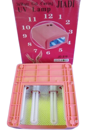 УФ лампа для нарощування нігтів на 36 Вт з таймером на 2 хв, великий розмір з запобіжником. Роза Київ