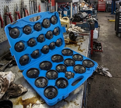 Знімачі масляних фільтрів 30 елементів FERRUM  набір чашкоподібних ключів для СТО та домашньої заміни оливи Львів - фото 2