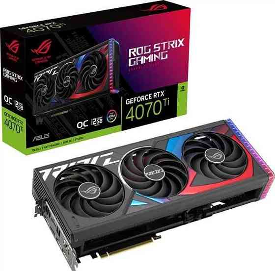 RTX 4070 Ti 12GB Asus ROG Strix OC Игровая видеокарта. Харьков