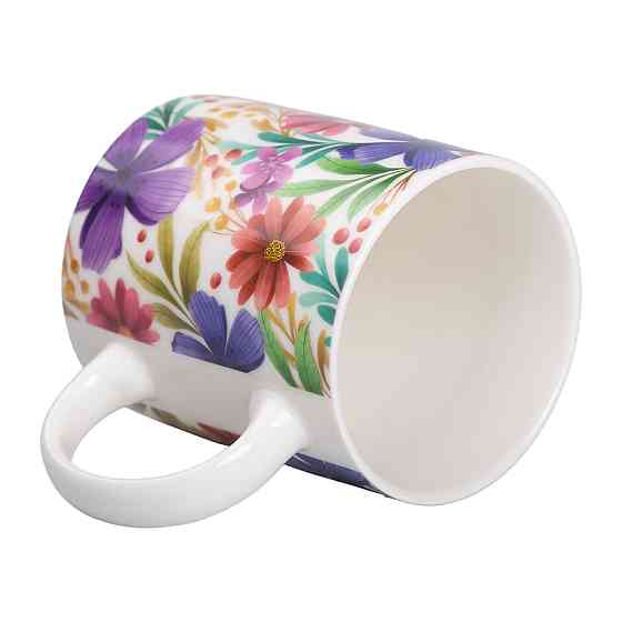 Liling Rongxiang Ceramic порцелянова чашка з малюнком 400 (мл) для чаю та кави RX-N240472V Коломыя