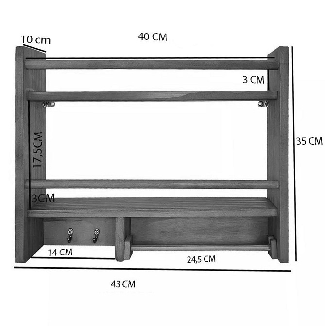 Тримач для паперових рушників "Дофін" сієна Миколаїв - фото 2