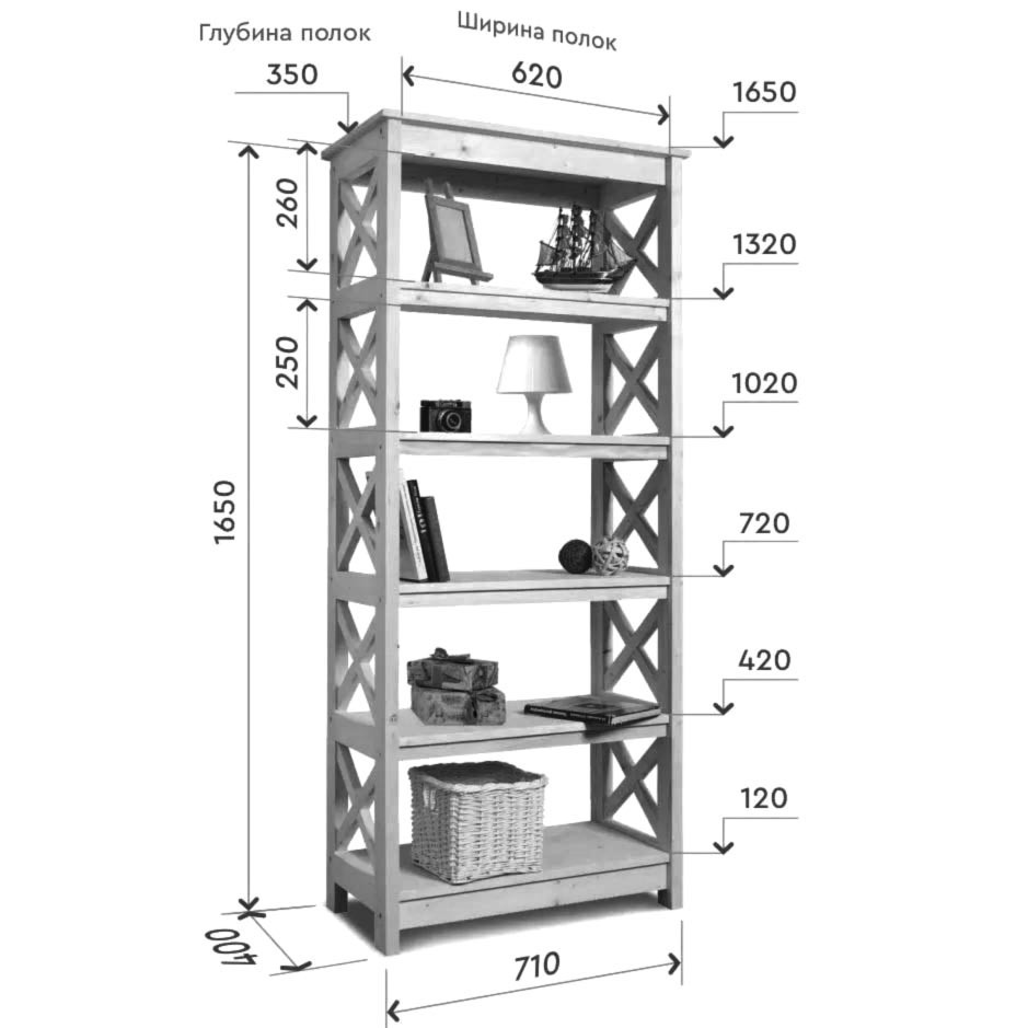 Стелаж кухонний "Трасел 671" бланже Миколаїв - фото 4