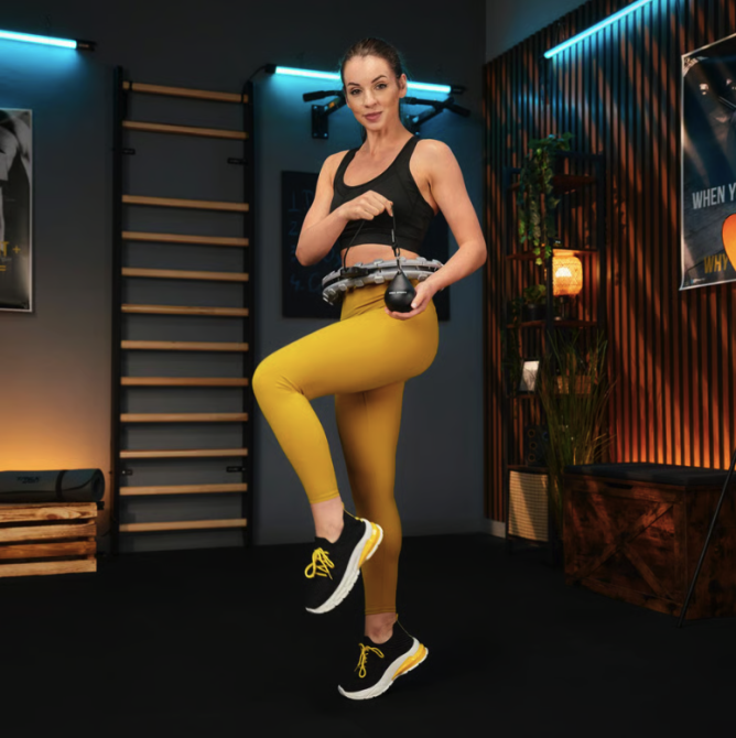 Хулахуп Trex Sport TX-020CHH масажний з обважнювачем та лічильником сірий Киев - изображение 5