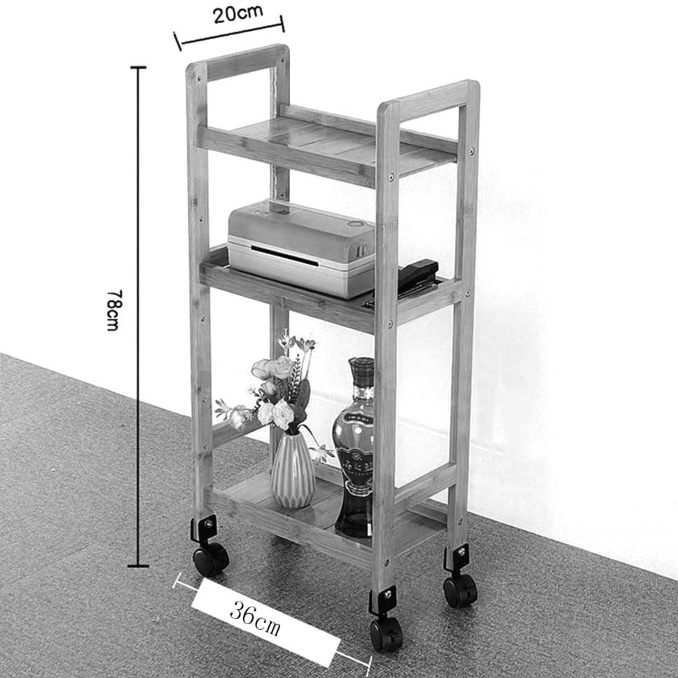 Етажерка для ванної на коліщатах "Станлі" сієна Миколаїв - фото 2