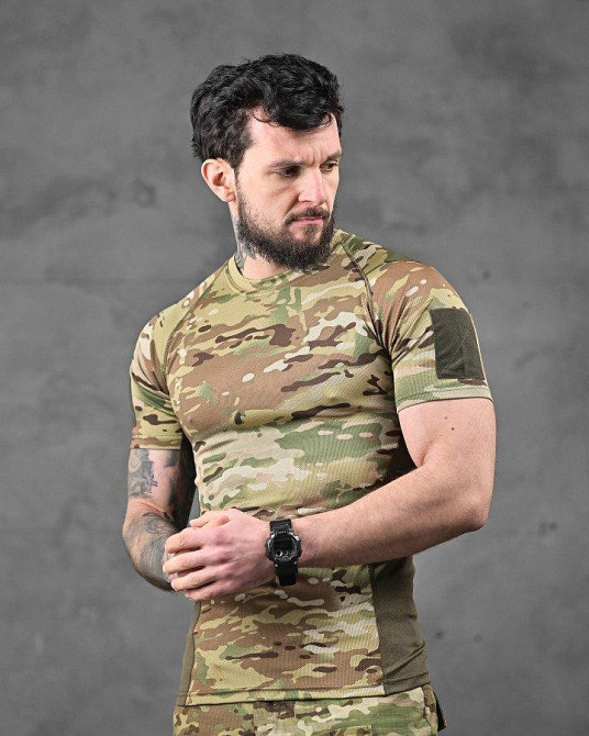 Тактична футболка потоотводная AXEL мультикам ВТ6731 Одеса - фото 2