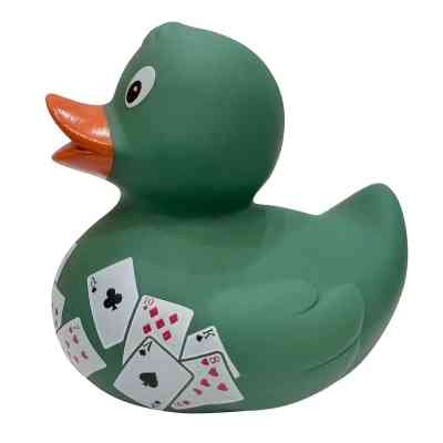Игрушка для ванной Funny Ducks Утка Покер (1318) Винница