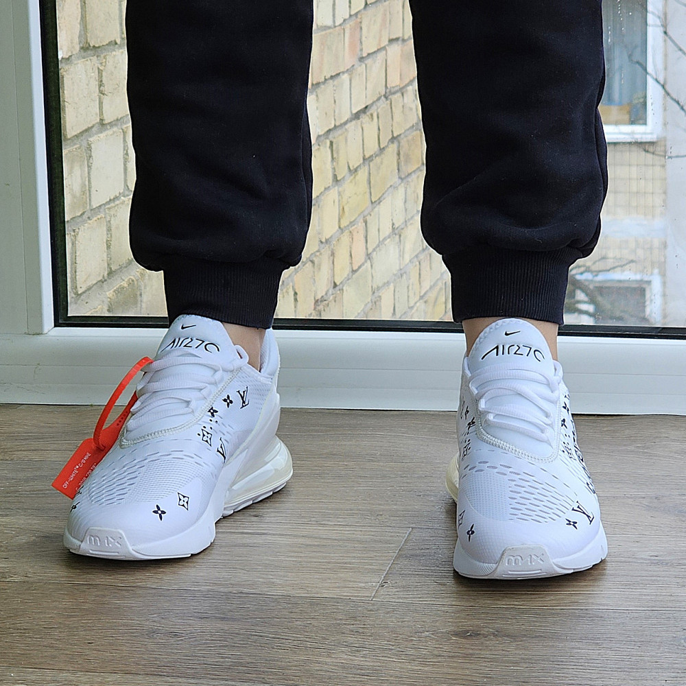 Кроссовки Nike 270 Мужские Белые Найк с Амортизацией Тканевые (размеры: 40,41,42,43,44,45) - 011 Днепр - изображение 6