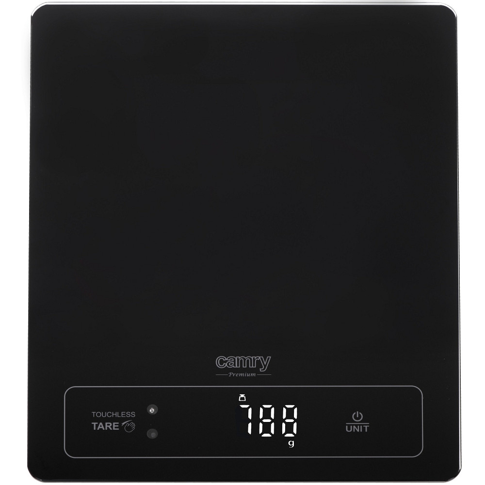 Ваги кухонні Camry CR 3175 black електронні/ 15кг/ г; мл, унція/ 3хААА/ автовимкнення/ скло Вінниця - фото 1