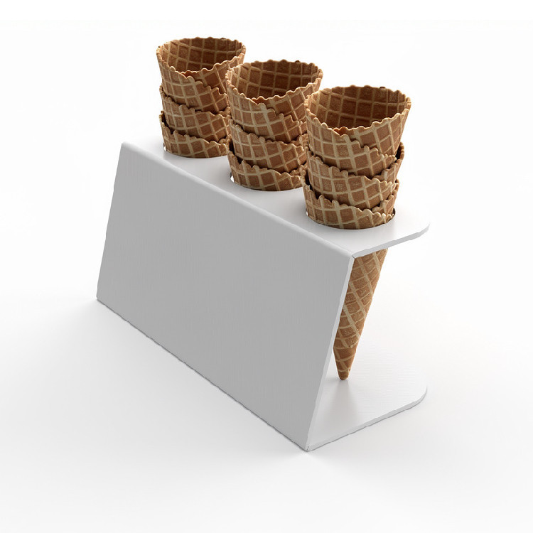 Подставка EKOSTAR для вафельного рожка на 3шт. Белая Киев - изображение 5