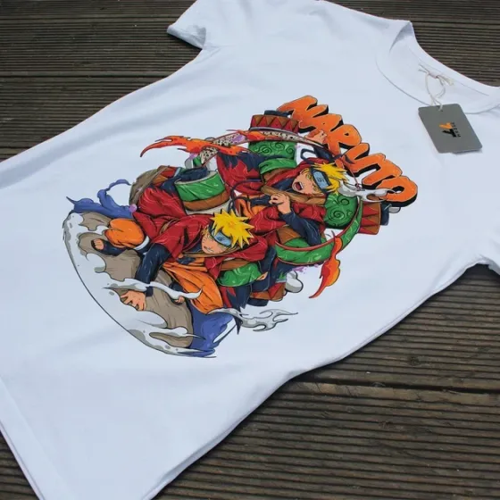 Футболка для подростка мальчика с принтом Наруто Режим Відлюдника W Размер 160 Anime10058 Днепр