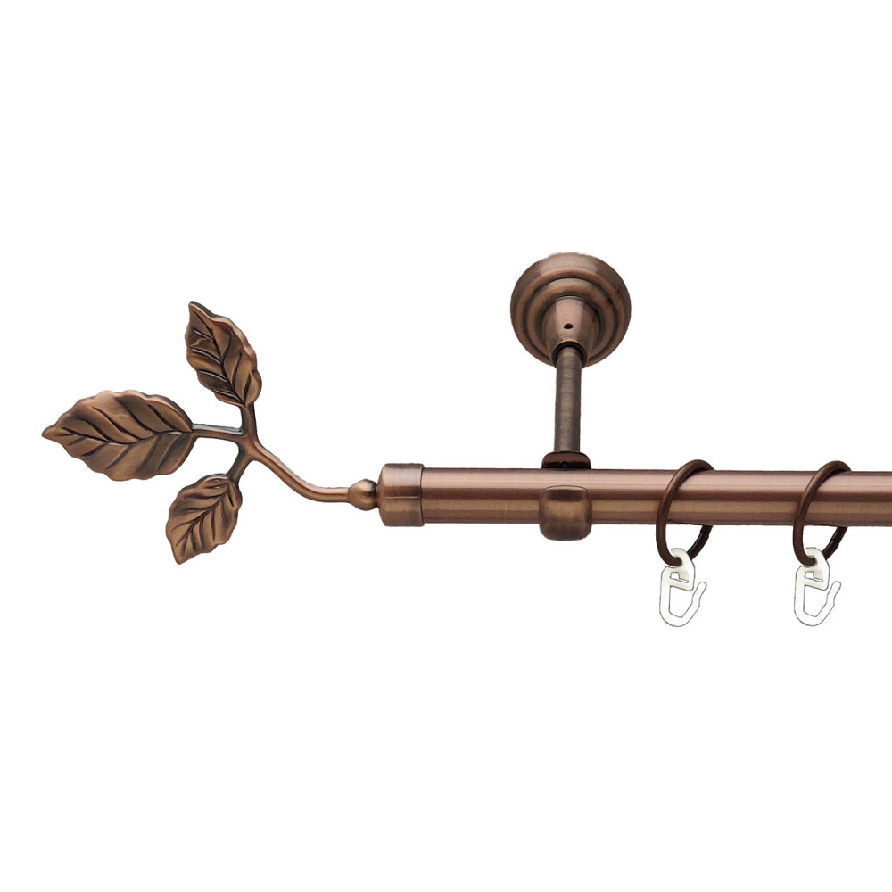 Карниз Orvit Тоскана металевий однорядний відкритий Мідь 19 мм 300 см (00-00011764) Львов - изображение 1