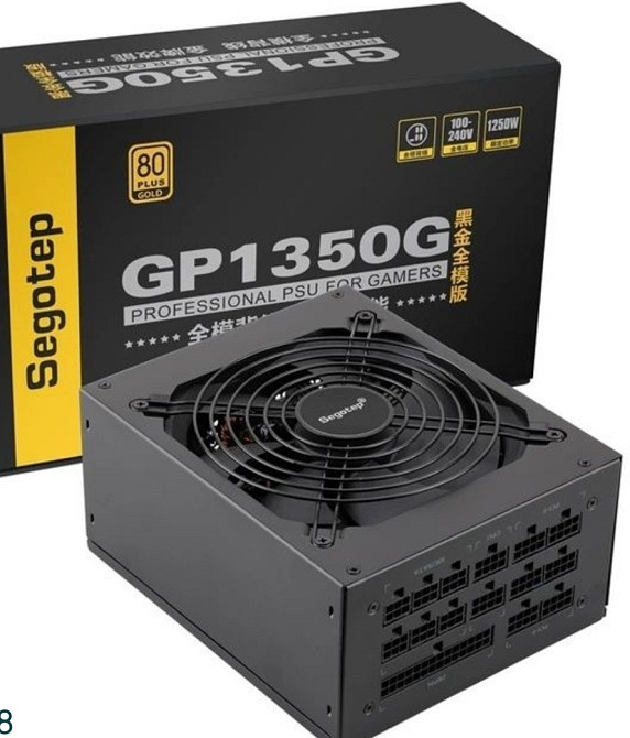 Модульный блок питания Segotep GP1350 90+Gold, 1250 Вт. Харьков - изображение 8