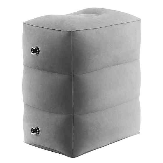 Дорожня надувна подушка-пуф для ніг Київ