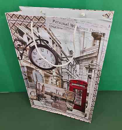 Большой бумажный пакет вертикальный  25/37/8(артBV-096) (12 шт) Харьков