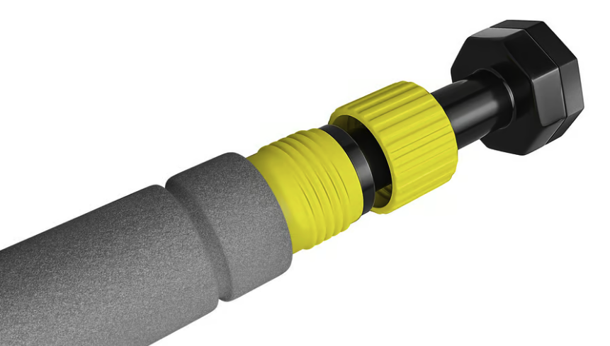 Турнік розсувний Hop-Sport HS-M050DP сіро-жовтий Київ - фото 3