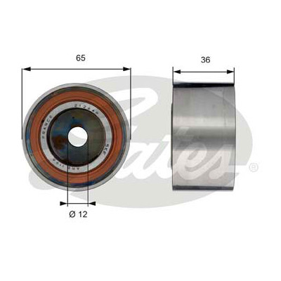 Ролик натягувача ременя Gates T42185 Вінниця - фото 1