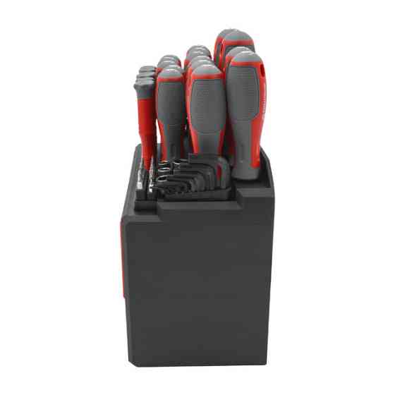 Набор отверток с комплектом насадок, 114 ед., Cr-V INTERTOOL VT-3372 Киев