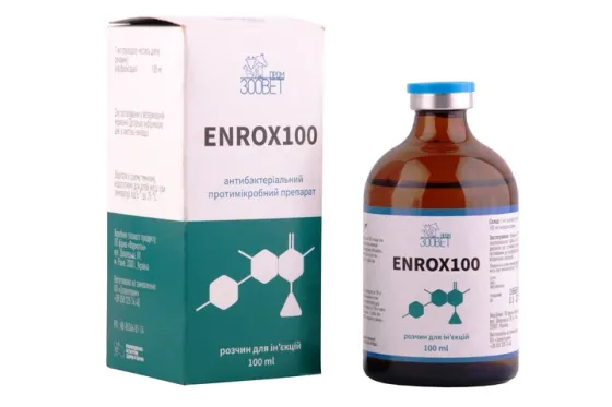 Енрокс 100 р-н ін. 100 мл Вінниця