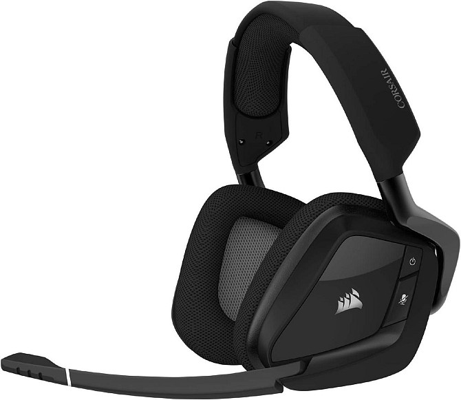 Бездротова ігрова гарнітура CORSAIR VOID RGB ELITE WIRELESS з об’ємним звучанням 7.1, мікрофоном CA- Київ - фото 1