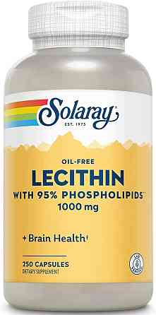 Лецитин із сої Solaray Lecithin 500 мг 250 капс Київ