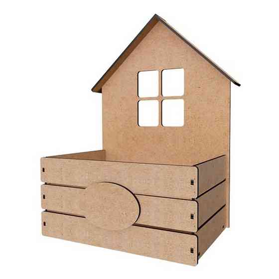 Заготовка для декорування "Будиночок з віконцем" FDPO-406 Вінниця