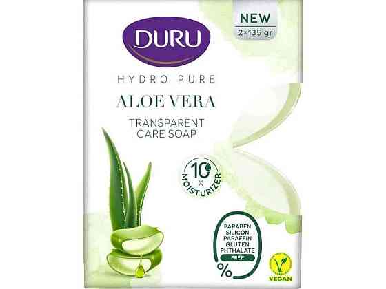 Мило 2шт 135г прозоре Hydro Pure Aloe Vera ТМ DURU Киев
