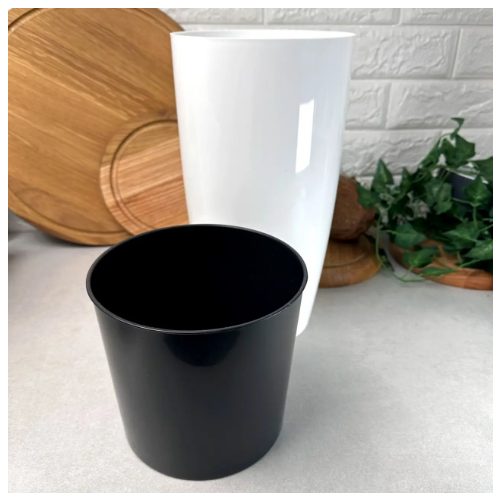 Вазон Альфа 22*41,5см білий Алеана Житомир - изображение 1