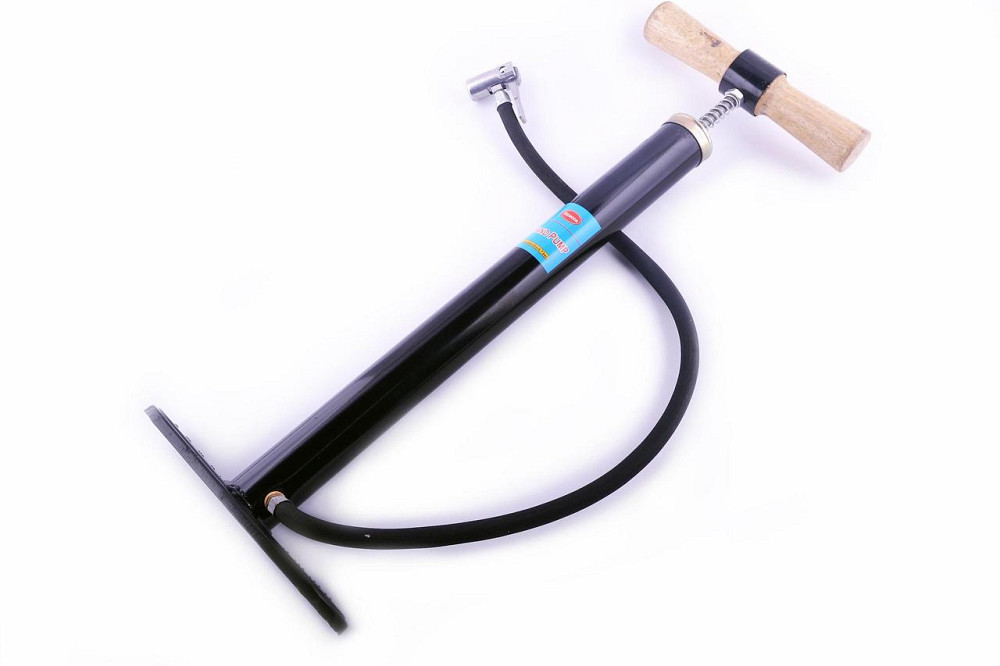 Насос   ручной черный деревяная ручка Мукачево - изображение 1