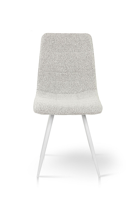 Стілець ФРЕШ (круглий) білий/букле бежева Киев - изображение 2