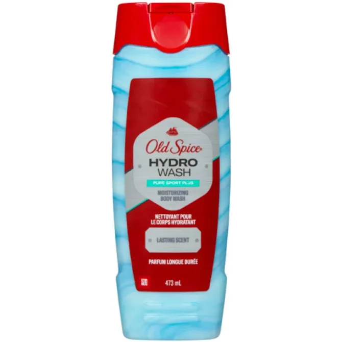 Увлажняющий гель для душа Old Spice Hydro Body Wash Pure Sport Plus 473мл (США) Львов - изображение 1