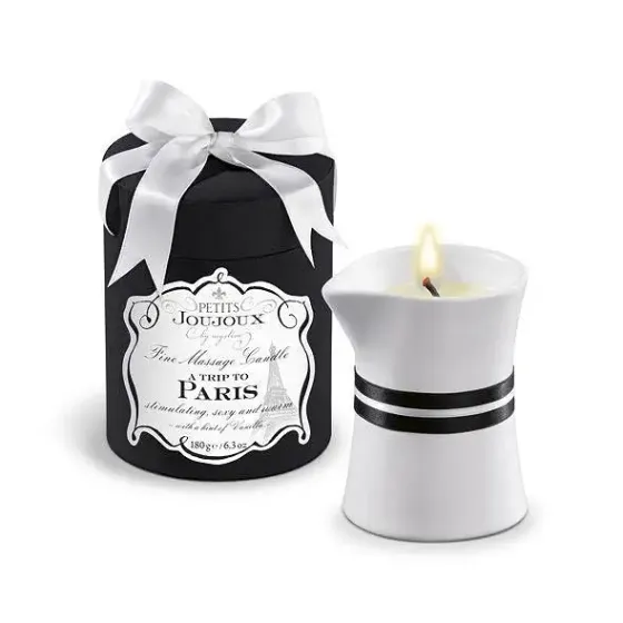 Масажна свічка Petits Joujoux - Paris - Vanilla and Sandalwood (190 г) розкішна упаковка Львів