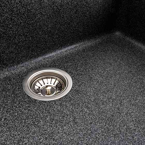 Гранітна мийка для кухні VALESO 7945 Paruana матова Графіт Коломыя