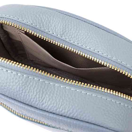 Сумка жіноча на кожен день з натуральної шкіри Сіро-блакитний (Vintage) Київ