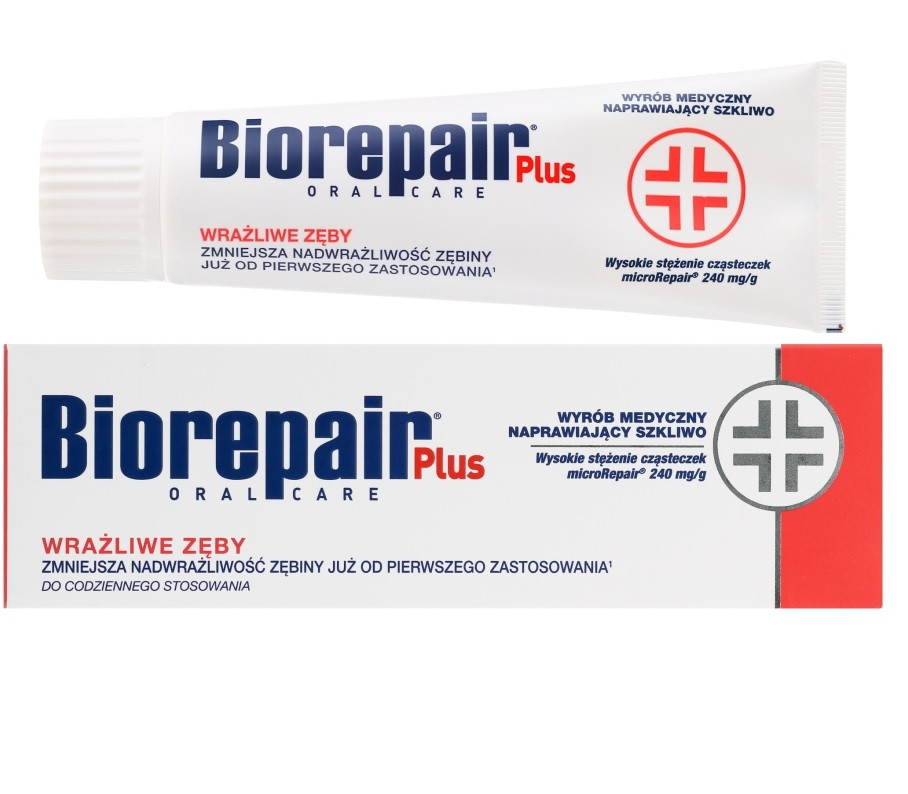 Зубна паста Професійне звільнення від чутливості Sensitive Teeth Plus Biorepair 75 мл Київ - фото 1