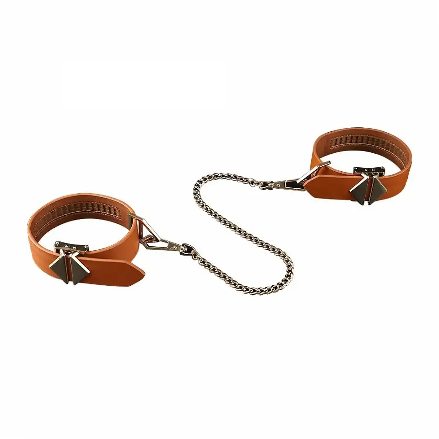 Набір із 8 ременів для зв'язування LOCKINK 8-Bondage-Straps Restraint Set - Brown Львів - фото 4