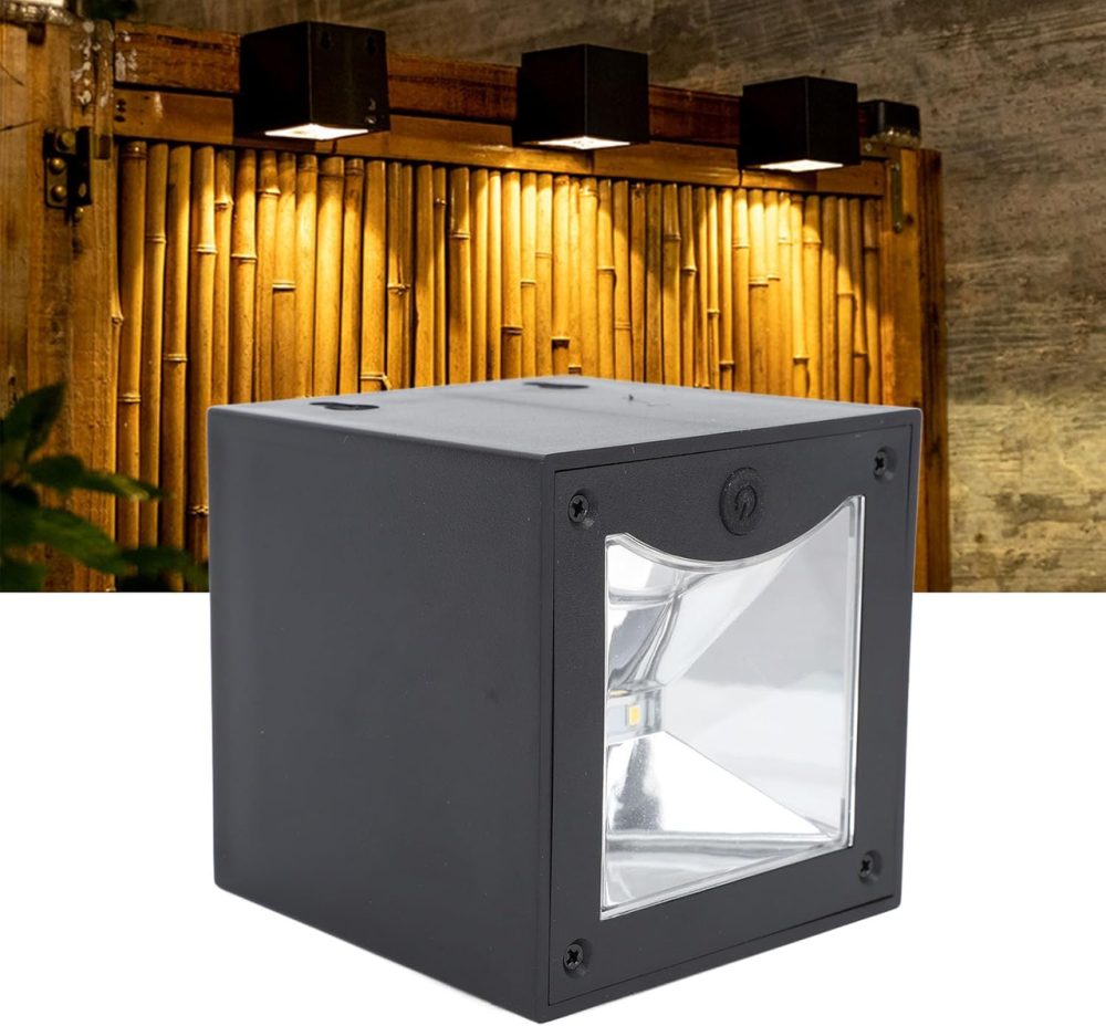 Уцінка Сонячний LED настінний світильник OUKENS, теплий білий + RGB, вуличний світильник на сонячній батареї, IP захист Київ - фото 11