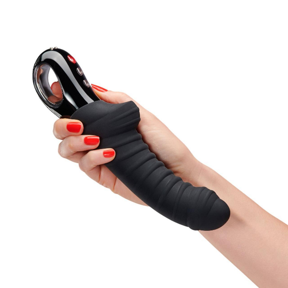 Вибратор для точки G Fun Factory TIGER black, ребристый, подходит для анальной стимуляции Sex Aura Киев - изображение 4